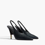 Khaite - Bella Pump in Midnight Lizard