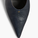 Khaite - Bella Pump in Midnight Lizard