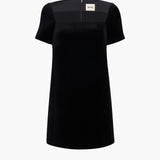 Khaite - Benji Dress in Black Velvet