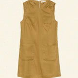 DÔEN - BENNETTE DRESS -- GOLDEN OLIVE