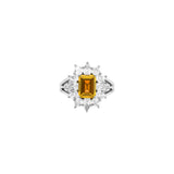Dorsey - BENSON, LAB YELLOW SAPPHIRE PINKY RING, SILVER