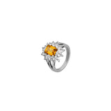 Dorsey - BENSON, LAB YELLOW SAPPHIRE PINKY RING, SILVER