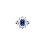 Dorsey - BENSON, LAB BLUE SAPPHIRE PINKY RING, SILVER