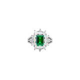 Dorsey - BENSON, LAB EMERALD PINKY RING, SILVER