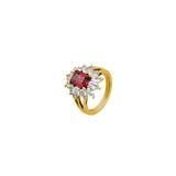 Dorsey - BENSON, LAB RED SAPPHIRE PINKY RING, GOLD