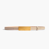 Khaite - Berlin Belt in Burro Leather with Antique Gold