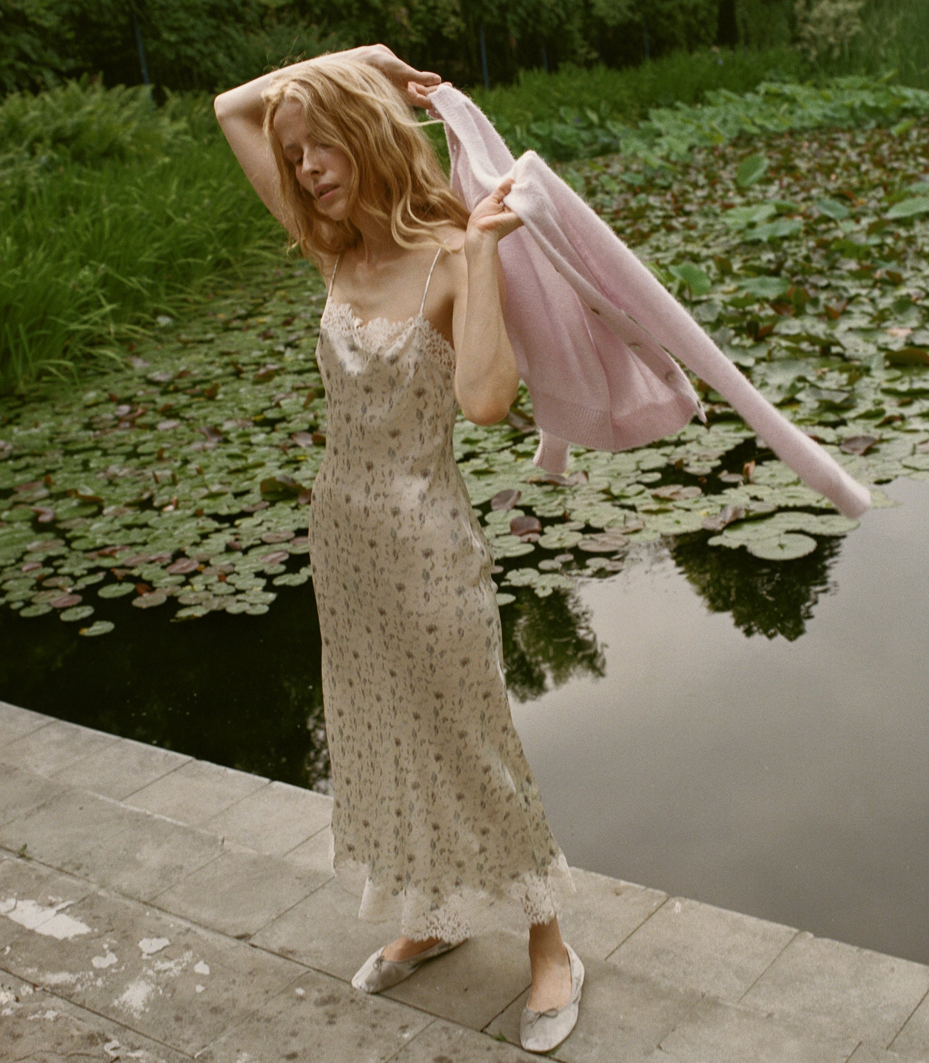 DOEN - BETHILDE DRESS - - CAMELLIA BLOOM