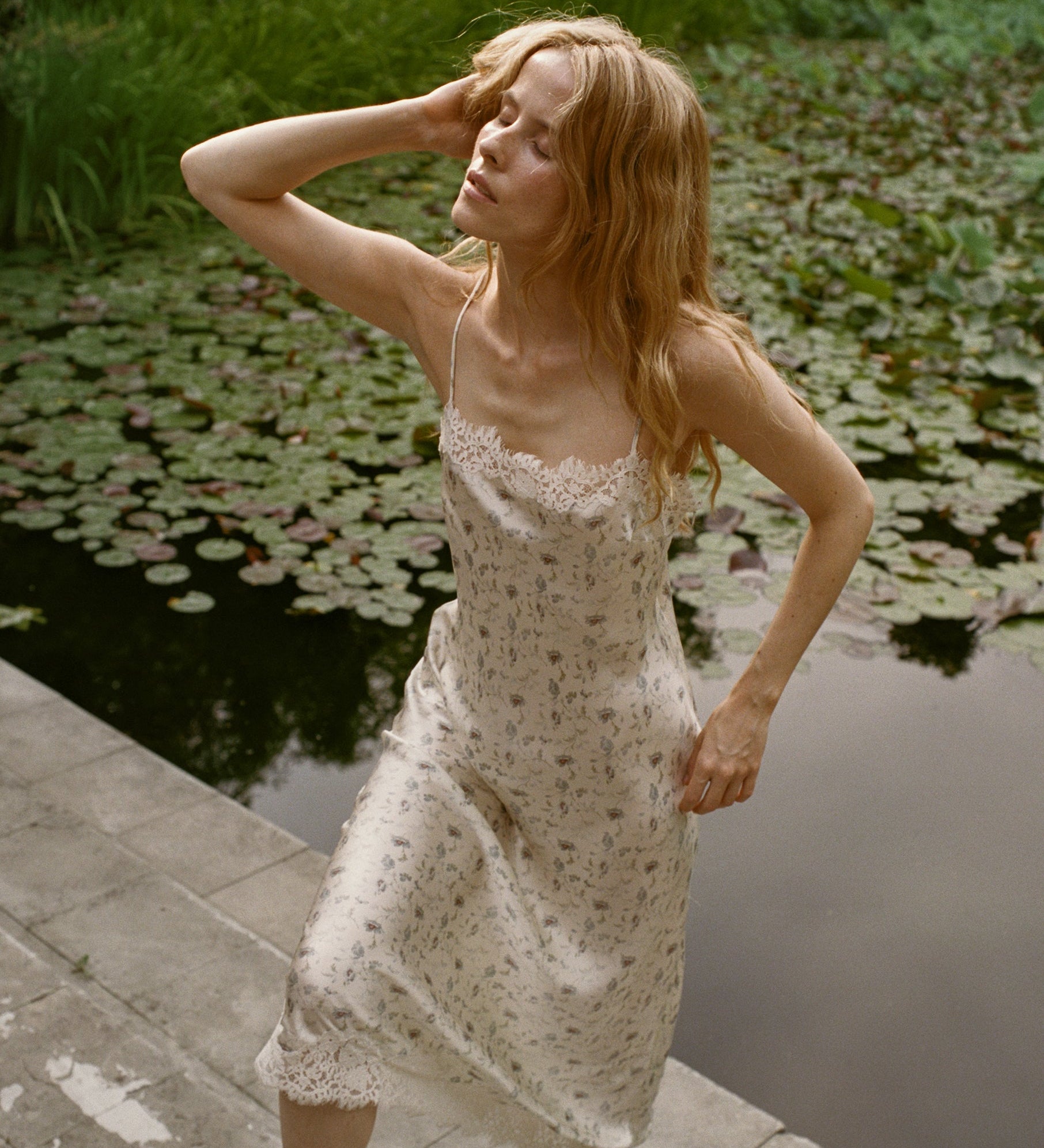 DOEN - BETHILDE DRESS - - CAMELLIA BLOOM