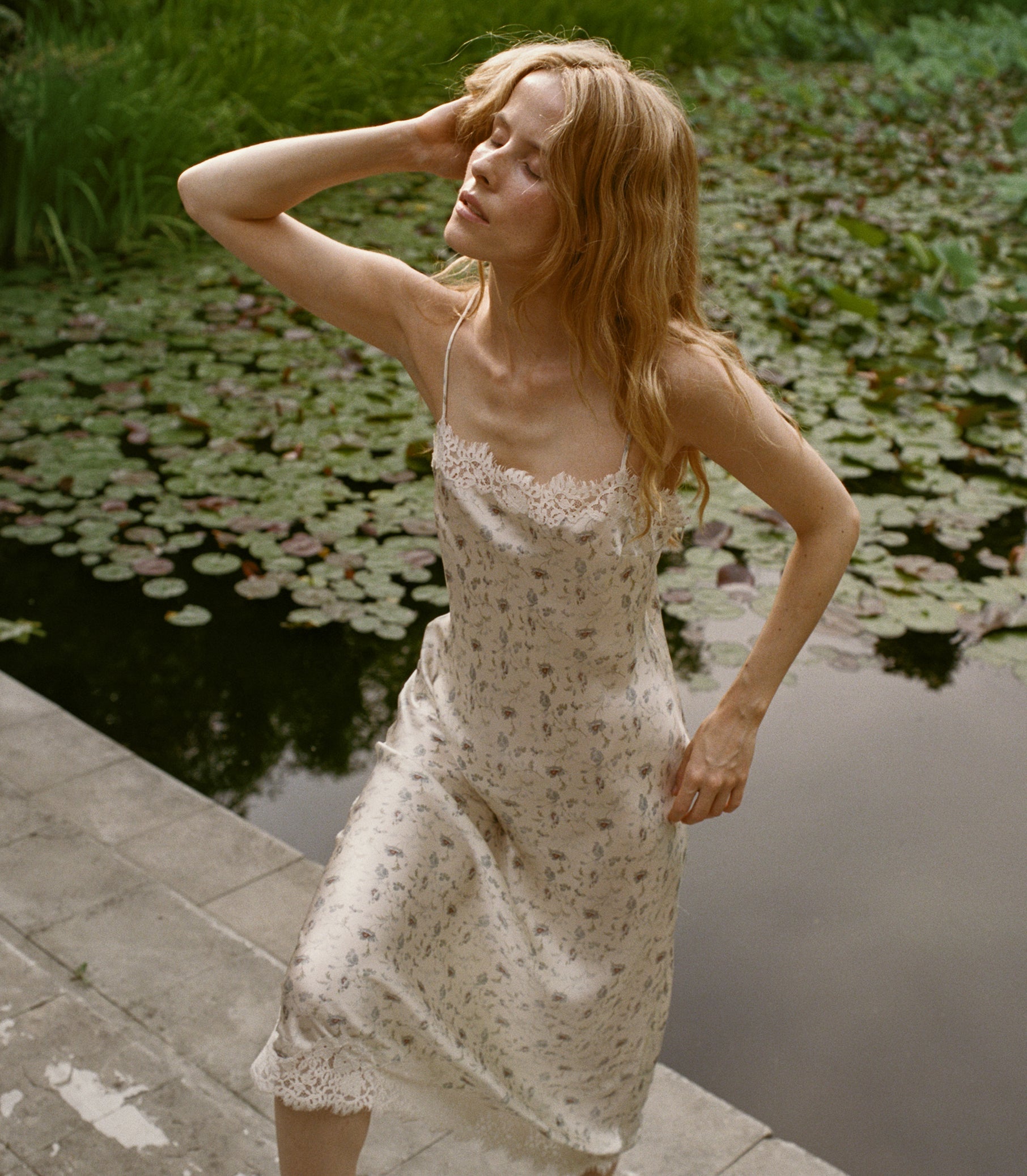 DOEN - BETHILDE DRESS - - CAMELLIA BLOOM