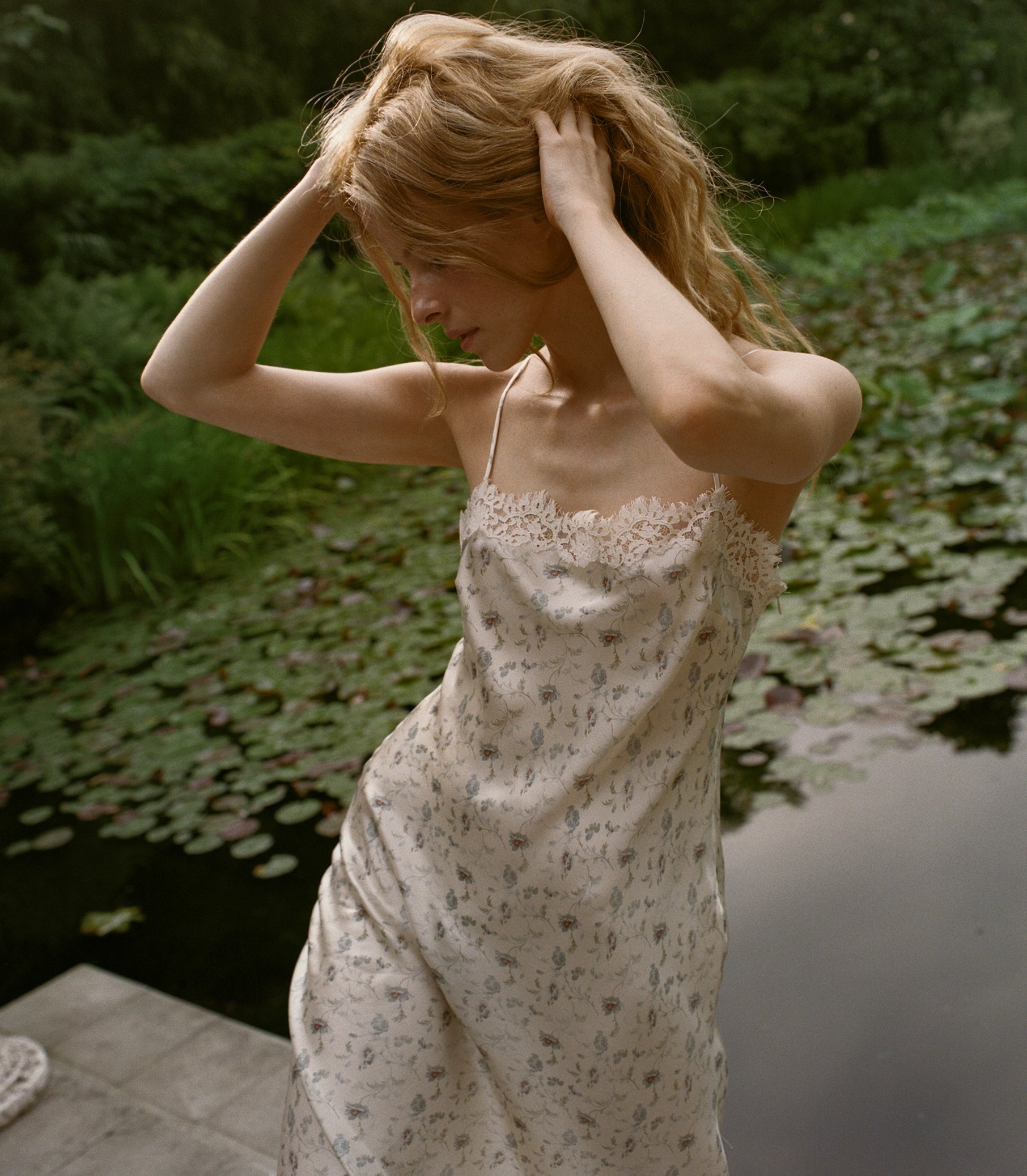 DOEN - BETHILDE DRESS - - CAMELLIA BLOOM