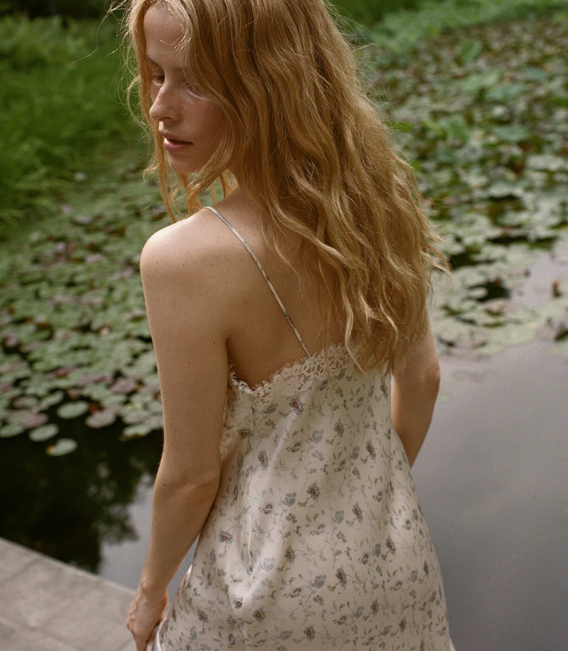 DOEN - BETHILDE DRESS - - CAMELLIA BLOOM