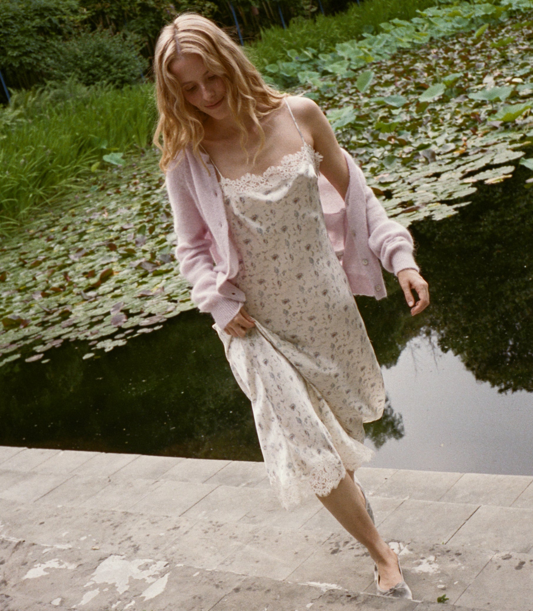 DOEN - BETHILDE DRESS - - CAMELLIA BLOOM