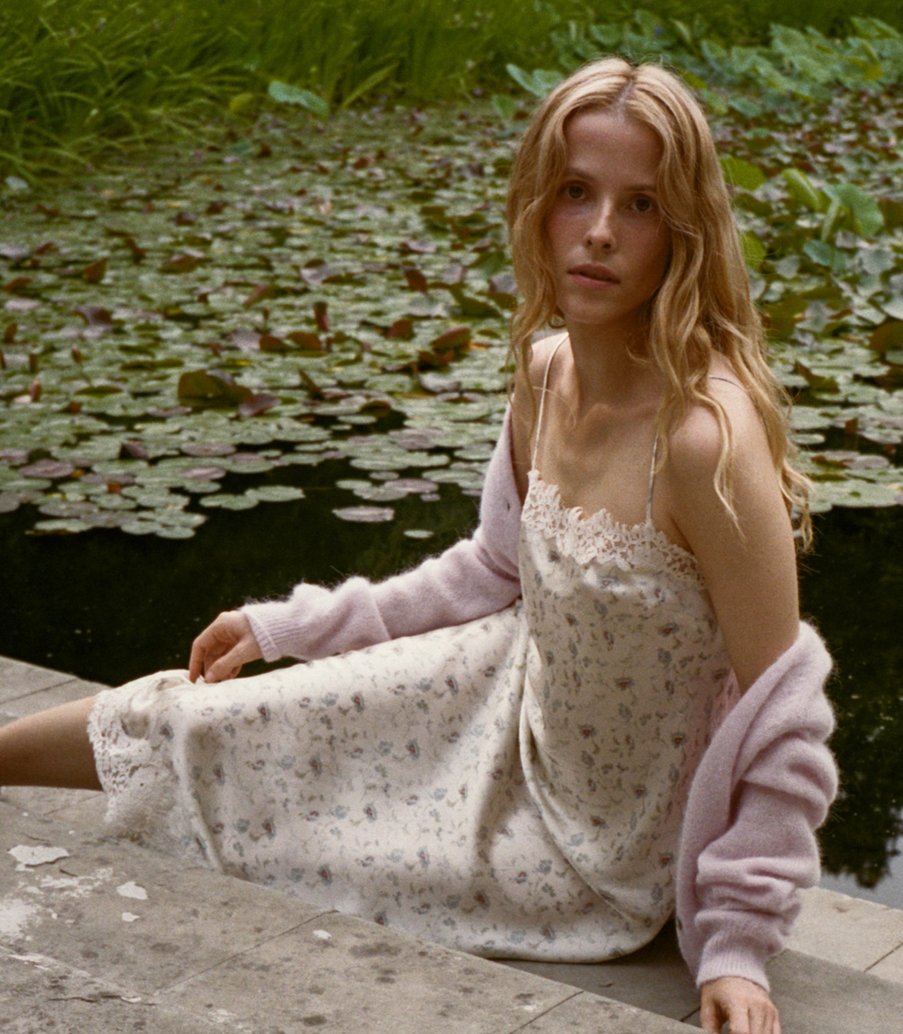DOEN - BETHILDE DRESS - - CAMELLIA BLOOM