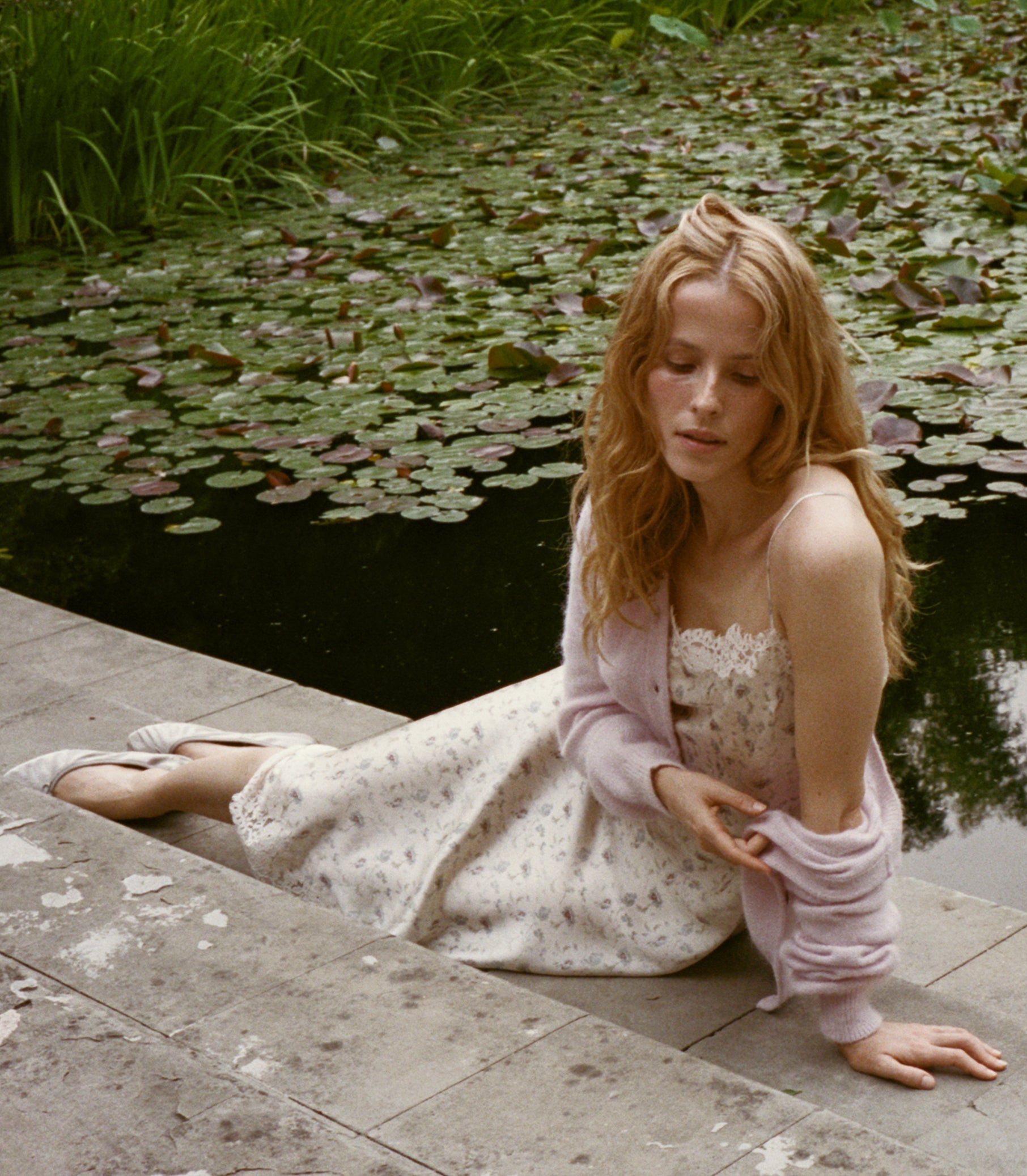 DOEN - BETHILDE DRESS - - CAMELLIA BLOOM