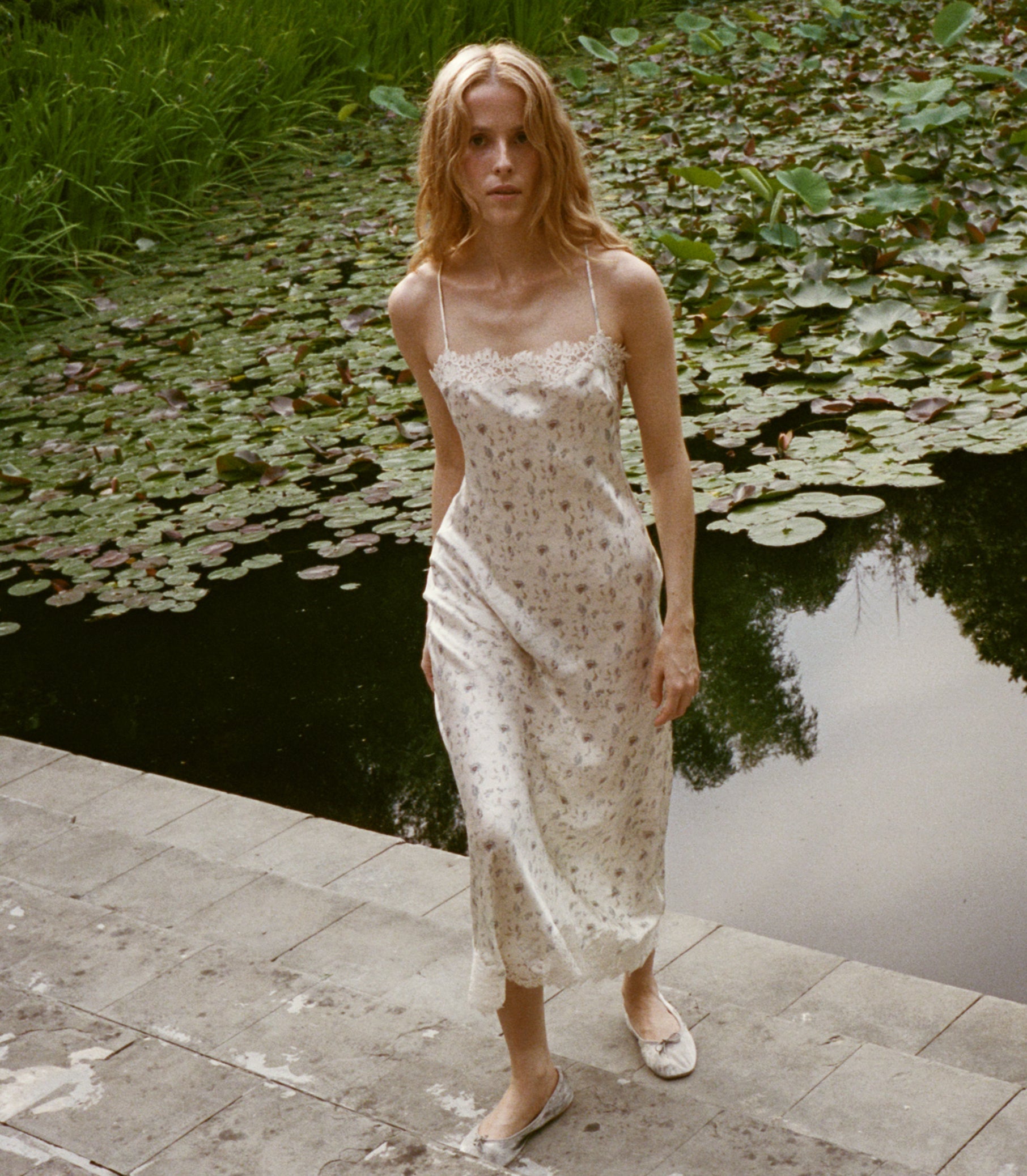 DOEN - BETHILDE DRESS - - CAMELLIA BLOOM