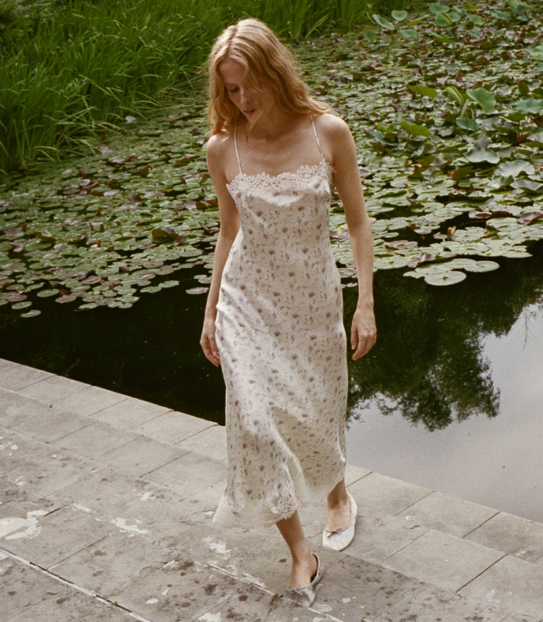 DOEN - BETHILDE DRESS - - CAMELLIA BLOOM