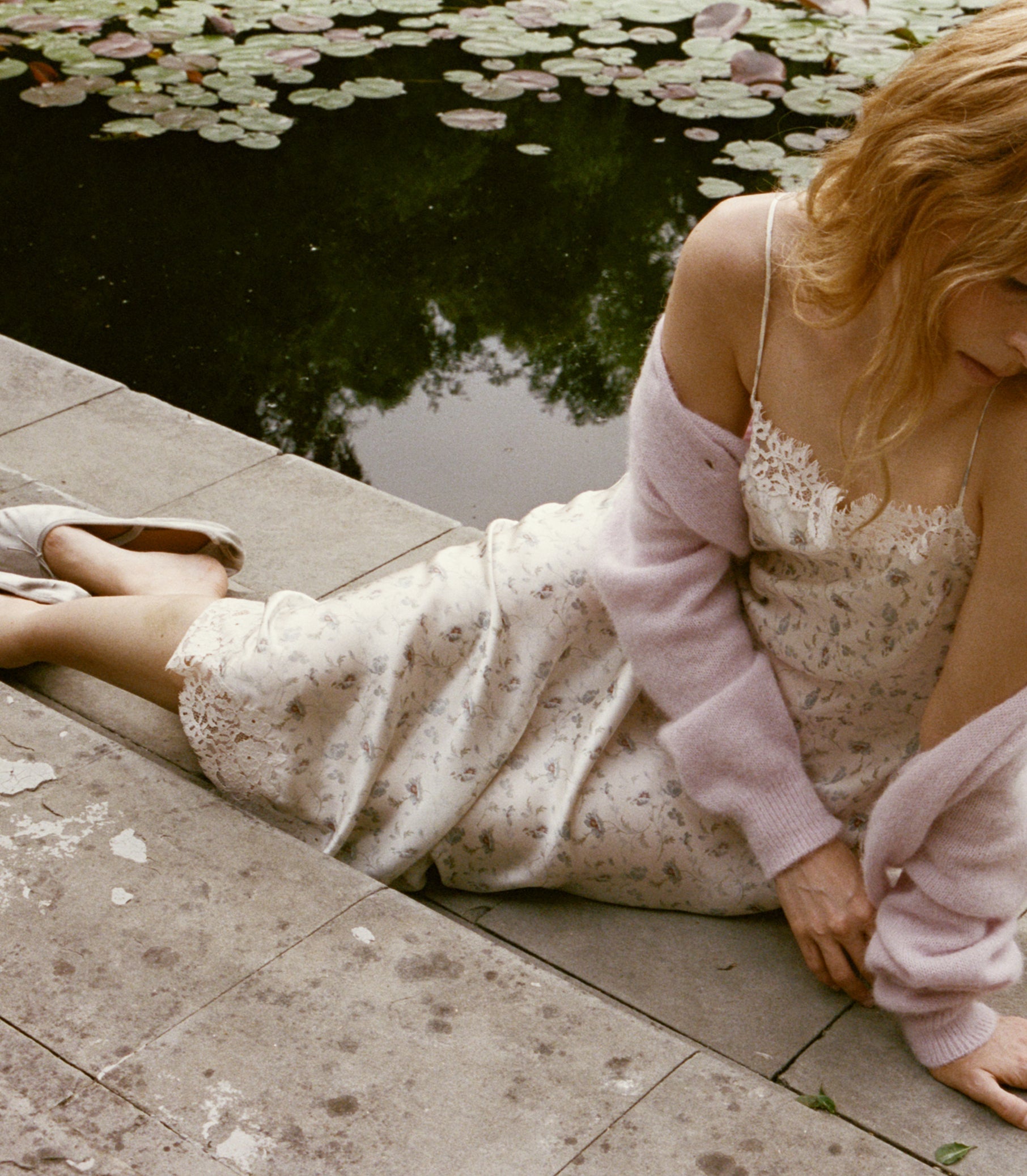 DOEN - BETHILDE DRESS - - CAMELLIA BLOOM
