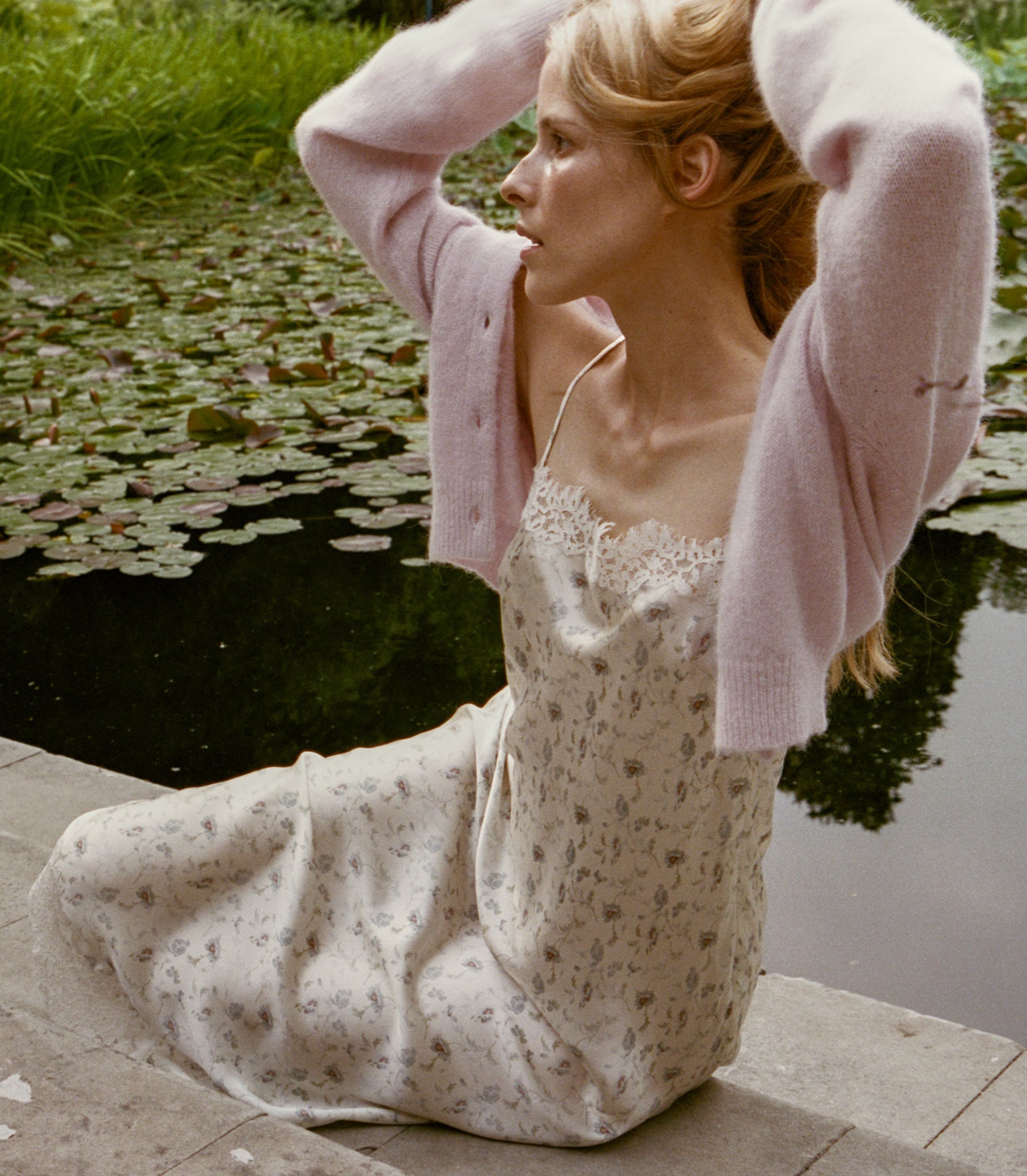 DOEN - BETHILDE DRESS - - CAMELLIA BLOOM