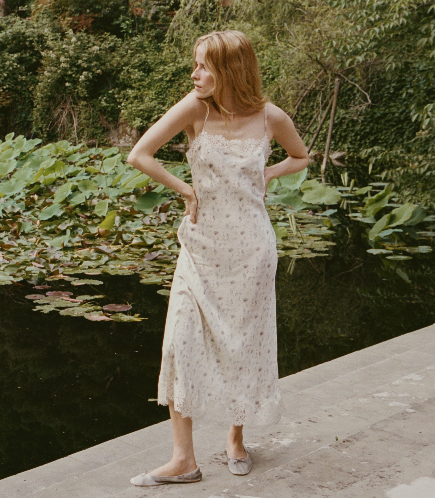 DOEN - BETHILDE DRESS - - CAMELLIA BLOOM