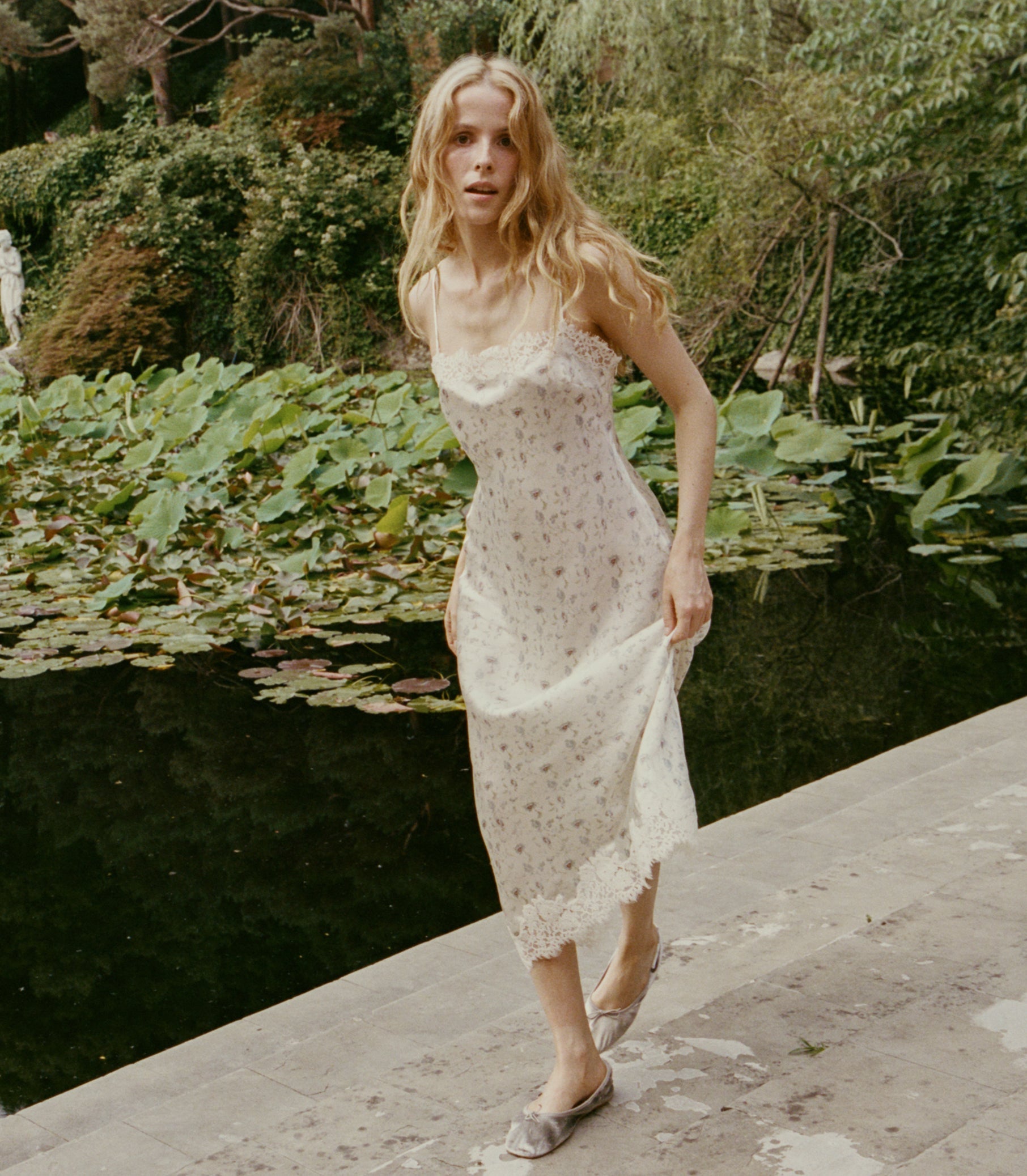 DOEN - BETHILDE DRESS - - CAMELLIA BLOOM