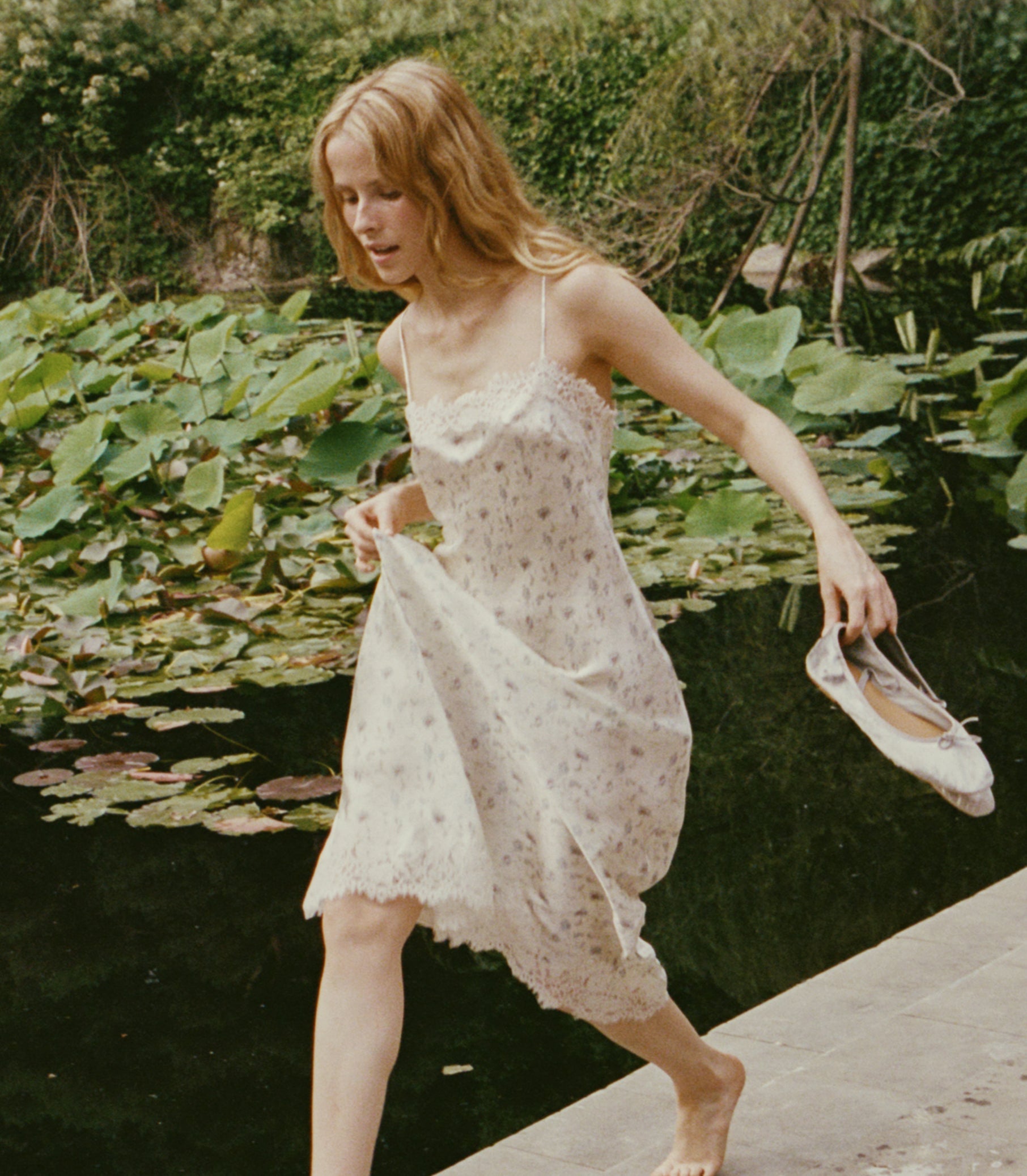 DOEN - BETHILDE DRESS - - CAMELLIA BLOOM