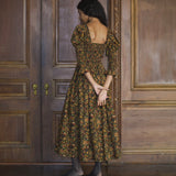 DÔEN - BIJOU DRESS -- NOIR RÊVE DES JARDINS