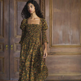 DÔEN - BIJOU DRESS -- NOIR RÊVE DES JARDINS