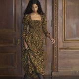 DÔEN - BIJOU DRESS -- NOIR RÊVE DES JARDINS