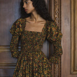 DÔEN - BIJOU DRESS -- NOIR RÊVE DES JARDINS