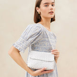 Loeffler Randall - Billie White Leather Shoulder Bag