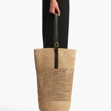 Khaite - Billie Bucket Bag in Natural Raffia