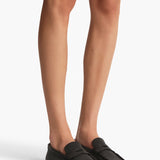 Khaite - Billy Loafer in Black Pebbled Leather