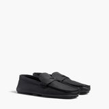 Khaite - Billy Loafer in Black Pebbled Leather