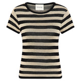 Posse - BIRDIE TEE - CREAM & BLACK