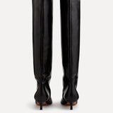 Le Monde Beryl - Babouche Kitten Boot / Black Leather