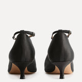Le Monde Beryl - Babouche Kitten Crystal / Black Satin