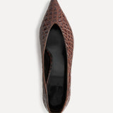 Le Monde Beryl - Babouche Kitten / Castagna Leather