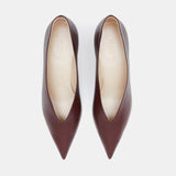Le Monde Beryl - Babouche Kitten / Oxblood Leather