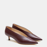 Le Monde Beryl - Babouche Kitten / Oxblood Leather