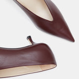 Le Monde Beryl - Babouche Kitten / Oxblood Leather