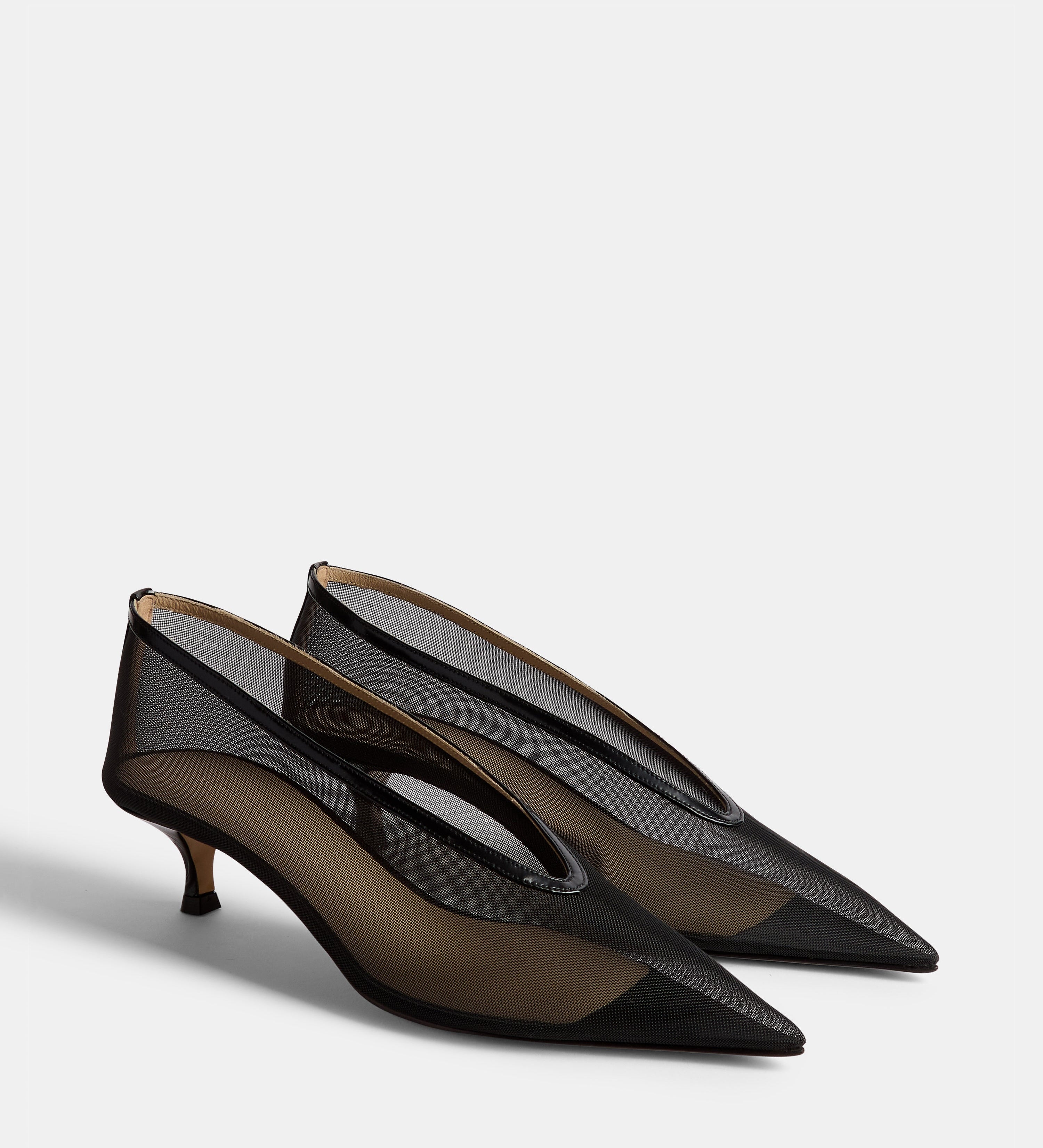 Le Monde Beryl - Babouche Kitten / Black Mesh