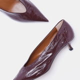 Le Monde Beryl - Babouche Kitten / Aubergine Naplack