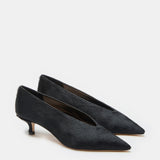 Le Monde Beryl - Babouche Kitten / Black Calf Hair