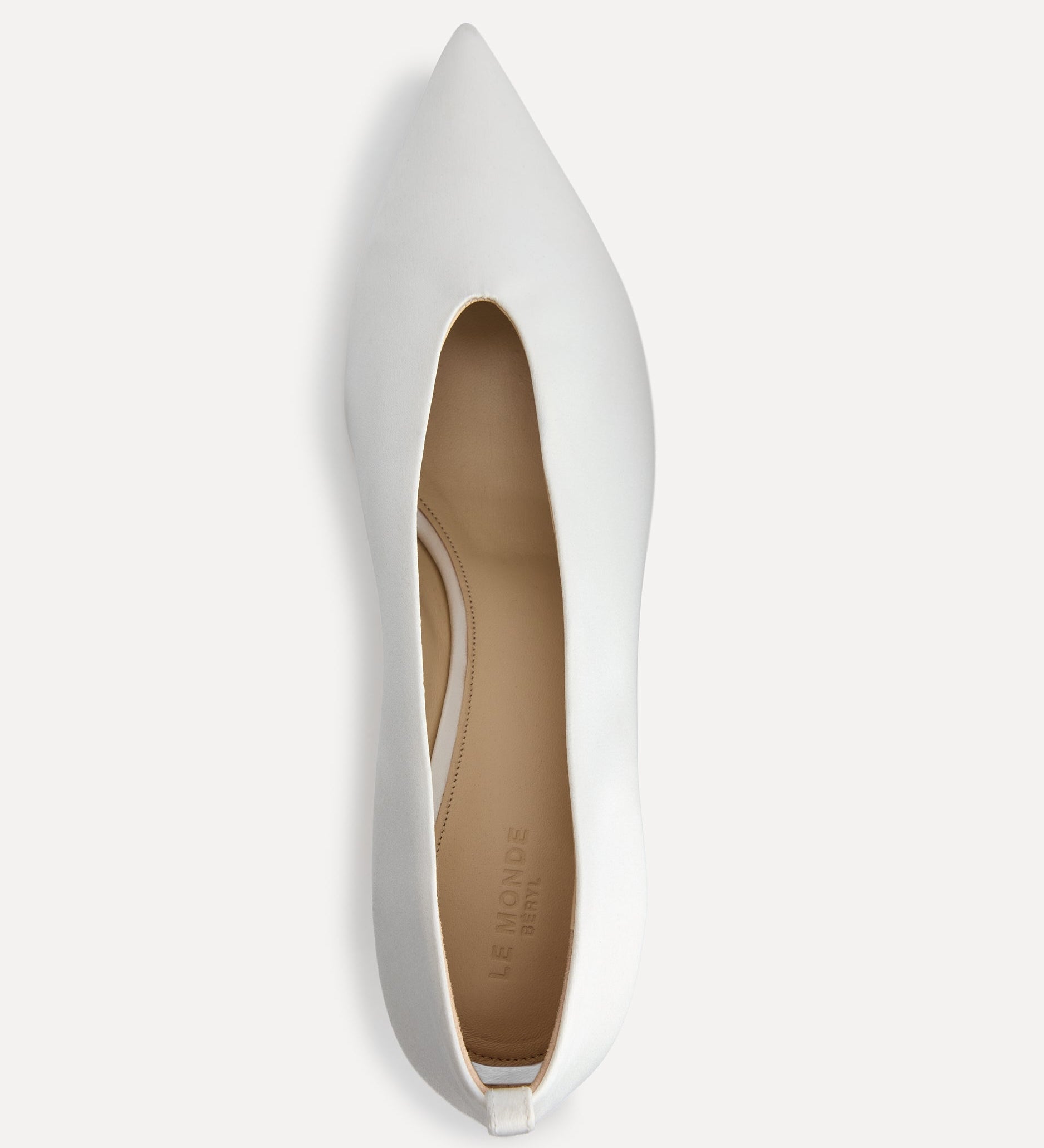 Le Monde Beryl - Babouche Kitten / Ivory Satin