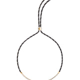 Dorsey - JAMES BEZEL NOIR ET BLANC PARACORD NECKLACE, GOLD