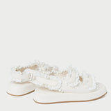 Loeffler Randall - Blaise White Leather Platform Sandal