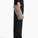 Khaite - Blake Clutch in Natural Python