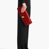 Khaite - Blake Clutch in Ruby