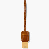 Khaite - Blake Crossbody Bag in Dark Honey Leather