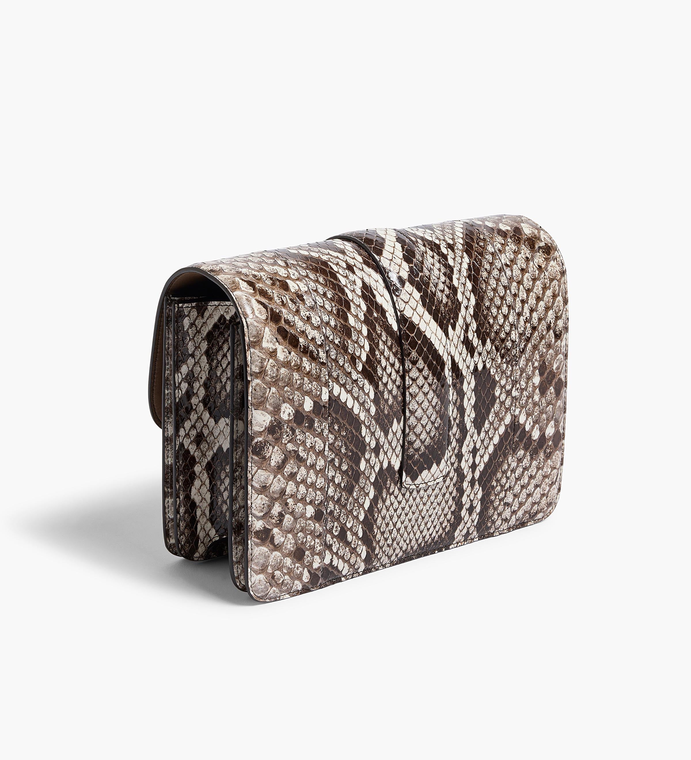 Khaite - Blake Crossbody Bag in Natural Python
